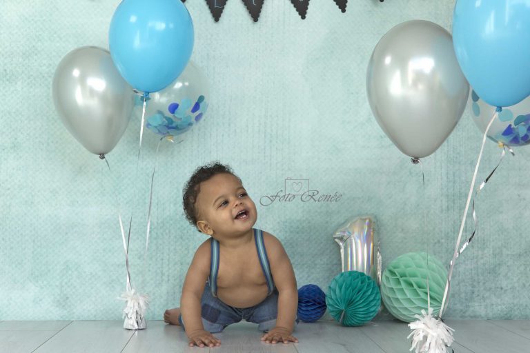 Cakesmash met ballonnen